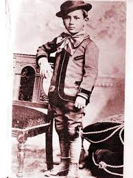 Franz Tamayo de niño